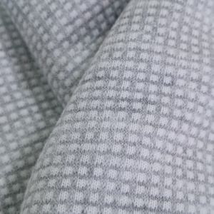 jersey cuadrillé hilo color algodón 24/1 peinado + gris mge
